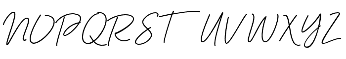 Signature Script 01 Font UPPERCASE
