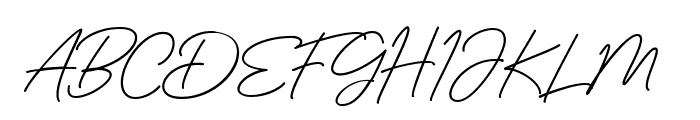 Signature Script 02 Font UPPERCASE