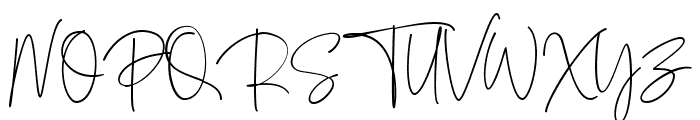 Signature Script 04 Font UPPERCASE