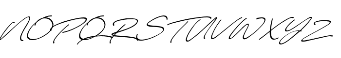 Signature Script 05 Font UPPERCASE
