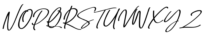 Signature Script 06 Font UPPERCASE