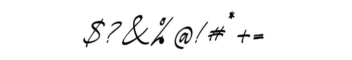 Signature Script 08 Font OTHER CHARS