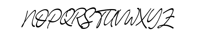 Signature Script 08 Font UPPERCASE