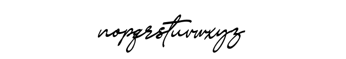 Signature Script 08 Font LOWERCASE