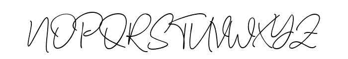 Signature Script 10 Font UPPERCASE