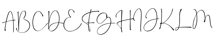 Signature Signature Font UPPERCASE