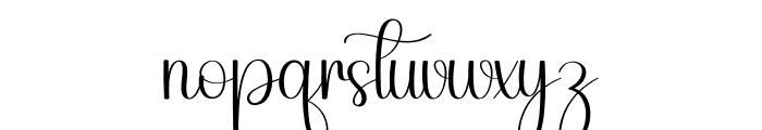 Signature Studio Font LOWERCASE