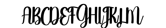 Signature Upright Font UPPERCASE