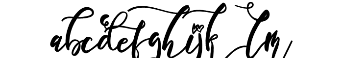 Signature Wedding Font LOWERCASE