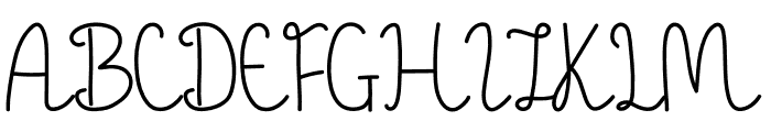 Signature Writing Font UPPERCASE