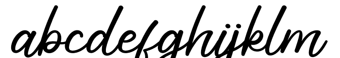 Signature Written Font LOWERCASE