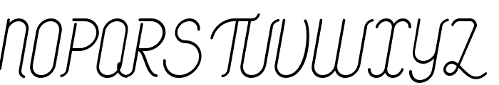 Signature Font UPPERCASE