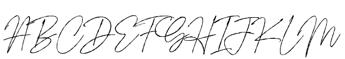 SignatureFlavour Font UPPERCASE