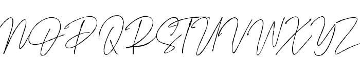 SignatureFlavour Font UPPERCASE