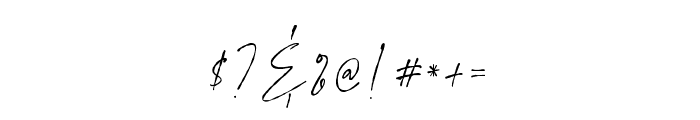 SignatureFlavourALT Font OTHER CHARS