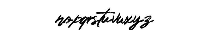 SignatureGonRegular Font LOWERCASE