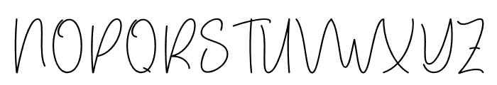SignatureHandwritten Font UPPERCASE