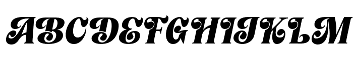SignatureMango-Italic Font UPPERCASE