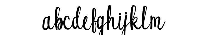 SignatureRose Font LOWERCASE