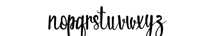 SignatureRose Font LOWERCASE