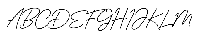 SignatureScript-02 Font UPPERCASE