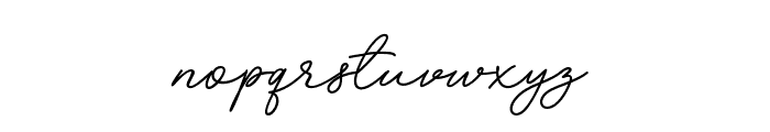 SignatureScript-02 Font LOWERCASE