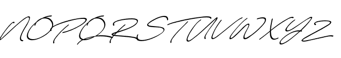 SignatureScript-05 Font UPPERCASE