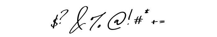SignatureScript-06 Font OTHER CHARS