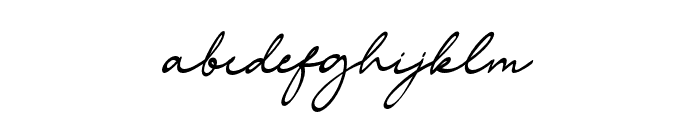 SignatureScript-08 Font LOWERCASE