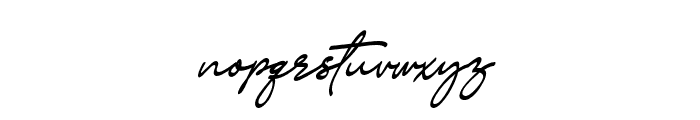 SignatureScript-08 Font LOWERCASE