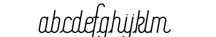 Signature Font LOWERCASE