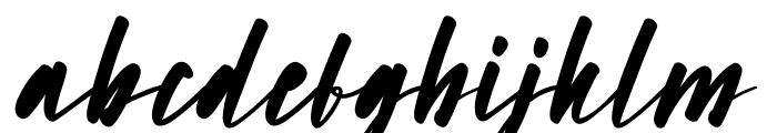 Signatures Handcraft Font LOWERCASE