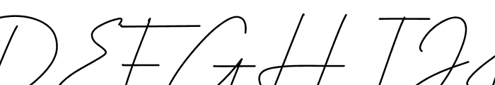 Signaturex Font UPPERCASE