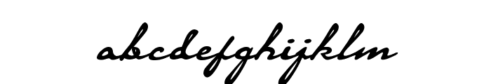 Signaturia Regular Font LOWERCASE