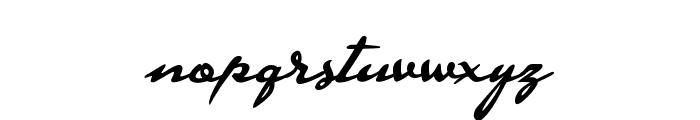 Signaturia Regular Font LOWERCASE