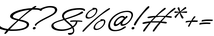 Signaturide Script Font OTHER CHARS