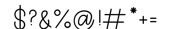 SignofLove-Regular Font OTHER CHARS