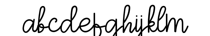 SignofLove-Regular Font LOWERCASE
