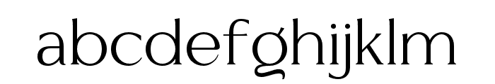 SignoreSerifTypeface-Regular Font LOWERCASE