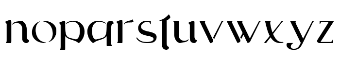 Sigokae Font LOWERCASE