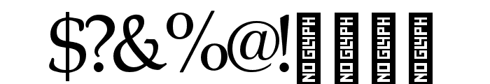 Sihaloho serif Regular Font OTHER CHARS