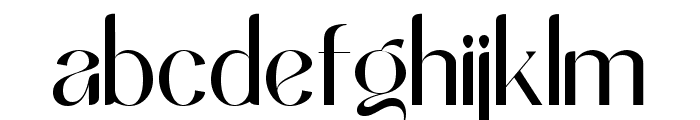Sikyla Display Regular Font LOWERCASE