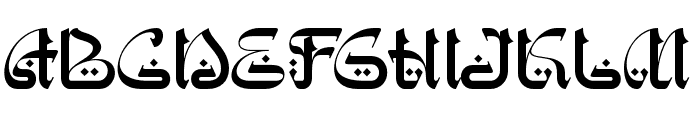 Silaturahmi Regular Font UPPERCASE