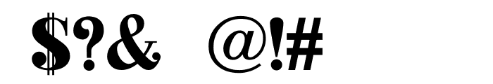 Silencio Serif Font Regular Font OTHER CHARS