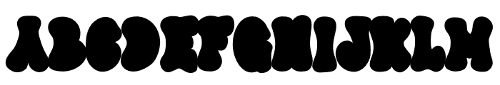 Silent Groovy Extrude Font LOWERCASE