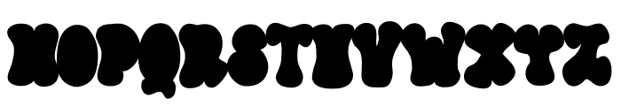 Silent Groovy Extrude Font LOWERCASE