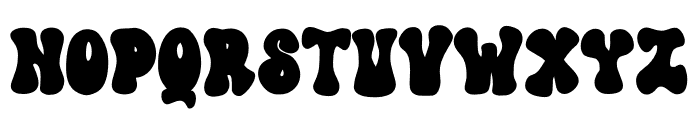 Silent Groovy Font UPPERCASE