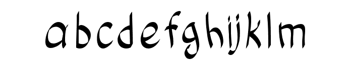 SilentLine-Regular Font LOWERCASE