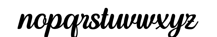 Silhouette Mary-Lou Font LOWERCASE