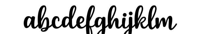 Silhouette Penelope Font LOWERCASE